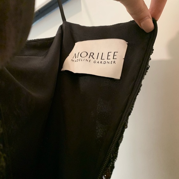 Gorgeous Black Morliee Long Prom/Homecoming Dress - Picture 8 of 11